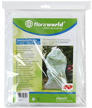 Floraworld Tomatenreifevlies Classic, Weiß, 500 x 80 x 37 cm