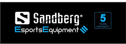 Sandberg Header for Alu Slatwall Esport Header for Alu Slatwall, 999-53 (Header for Alu Slatwall Esport, Black,Blue,White, Polystyrene)