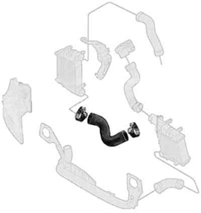 Borg & Beck BTH1426 Turbo Hose To Fit VAG A4 2 0 05-08