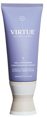 Virtue Full Volumising Conditioner with Keratin | Thickens Fine Hair | Sulphate-Free & Colour Safe | Lightweight Daily Hair Conditioner | 200 ml