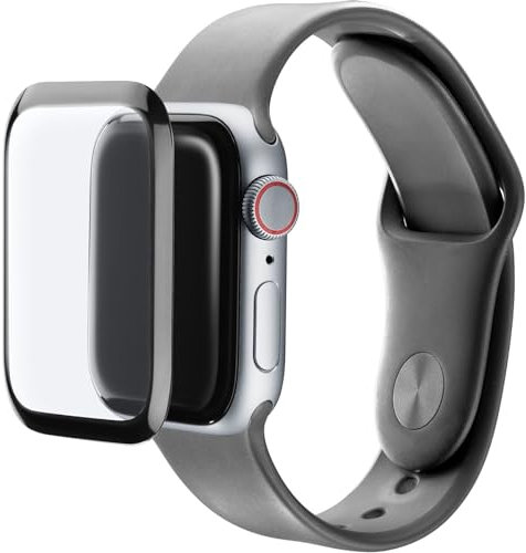 Cellularline - Impact Glass Watch - Apple Watch 40 mm - extrem flexibel und resistent - transparentes Hybridglas