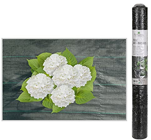 For 10M Black Weed Barrier Fabric | Heavy-Duty Garden Membrane Landscaping & Driveways | Breathable Raised Beds Ground Cover Weed Suppression | 0.5M Wide Underlay Artificial Grass