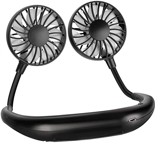 BOSONER Neck Fan Rechargeable Portable Women: Head Fan for Neck Round Cooling - Neck Fans Holiday Essentials for Women Men