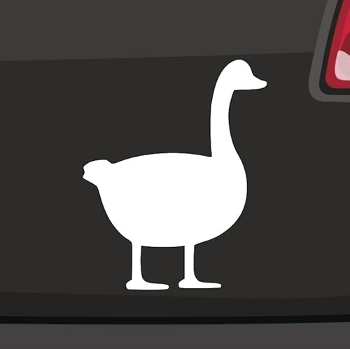 Gans Aufkleber -6 Größen 21 Farben- Goose Ganter Gänserich Ente Erpel Hausgans