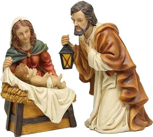 dekoprojekt Krippenfigur Heilige Familie 20 cm