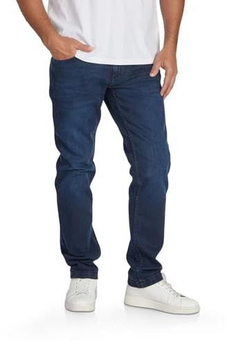 riverso Jeans Herren Stretch lang Straight Fit RIVChris Jeanshose Hose Blau w36, Farbe:Dark Blue Denim (D233), Größe:36W / 30L