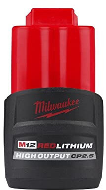 Milwaukee Elettrico - M12. REDLITHIUM. High Output. CP2.5 Battery Pack