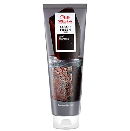 Wella Professionals Color Fresh Mask Mascarilla de color Coloración temporal Revive el color del cabello Hidratante Tono Cool Espresso 150ml