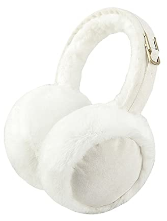 Qiribati Ohrenschützer für Frauen Falten Ohrwärmer Wärmeres Winter -fell -fell -ohr -ohrbezüge Wärme