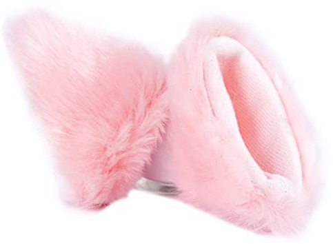 Surakey Motorrad Helm-Ohren, 2 Stück Helm-Ohren Tierohren für Skihelm, Katzenohren Motorradhelm Dekorative Zubehör Süßer Plüsch Katzenohr Helm Dekoration für Erwachsene und Kinder