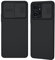 XTCASE Funda para Xiaomi Redmi Note 12 4G, Protección de la cámara Carcasa Cubierta de cámara Deslizante Ultra Delgado Rígida PC Anti-Choque Anti-arañazos Proteger Caso, Negro