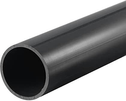 DMiotech ID 36mm OD 40m, 0.5m Longueur PVC Rigide Tuyau Tube Noir pour Liquide Tube, Bricolage decoration