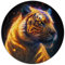 1000-teiliges Puzzle Tiger Rundpuzzle für Erwachsene und Kinder Kartonpuzzle Puzzle zum Anfassen (Größe 67,5 x 67,5 cm)