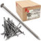 Lun Fix Stahlnägel 1,2 x 20 mm - 1kg (ca. 5450 stk.) Holznägel für Bauarbeiten | Unverzinkter Baunägel | Nägel 20mm lang | Drahtstifte Nägel Senkkopf blank unverzinkt für Tischlerarbeiten, DIY, crafts