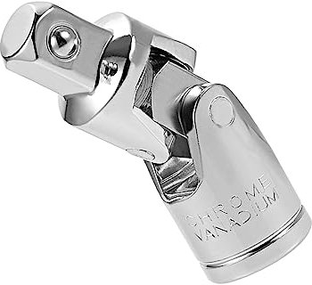 Kozelo Universal Joint Socket Adapter - [1/2 Inch Drive] CR-V Steel for Access Fasteners at Angle Use