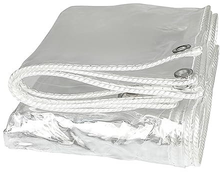 SAGIDAR PVC-Kunststoffplane, Reißfest Und Windschutz Wetterfeste Plane, Pool Abdeckplane, Wasserdicht Und Staubdicht, LKW-Plane, Autoabdeckung, Poolabdeckung, Größenanpassung