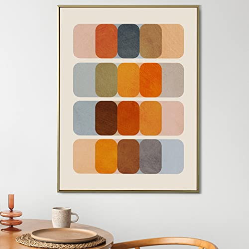 Bauhaus Ausstellungsplakat Mid Century Moderne Geometrische Kunst Popkultur Drucke Minimalistische Leinwandmalerei Wandkunst Bild Dekor 60X90Cm Kein Rahmen