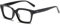 Hubeye Großem Lesebrille für Damen Herren Modisch Schwarz Quadratische Rahmen Anti-Blaulicht Brillen Lesehilfe mit Brillenholster 2.25