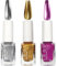 Metallic Chrome Silver Nail Vanish: Quick Drying 3D Metal Effect Nail Art Polish - Mirror Bright, No UV Needed