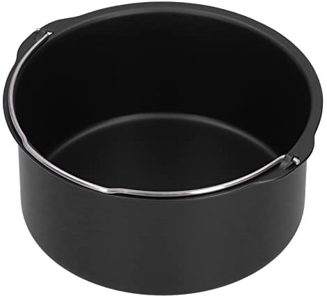 NonStick Cake Barrel, Fluffy and Delicious Desserts, Easy Demoulding, Safe and Durable, Compatible with Most Kitchen Air Fryers, Ideal for Cakes, Bread, and More (8 inches)