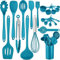 HaWare Juego de utensilios de cocina de 21 piezas (21, azul)