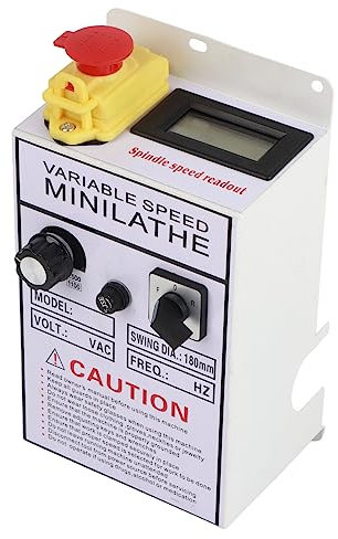 Lathe Control Box Mounting Bracket Stand Rack Component Machine Tool Box Cj0618 for Holder Display Alloy 220V 50Hz Woodworking Machine Wood Lathe Stand Plate Metal Lathes