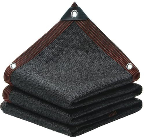96% taux d'ombrage Noir Filet d'ombrage, Respirant Filet d'ombrage, Anti - UV Filet d'ombrage, Balcon extérieur, Cour, terrasse, Pergola Tissu d'ombrage (Black, 3x4M)