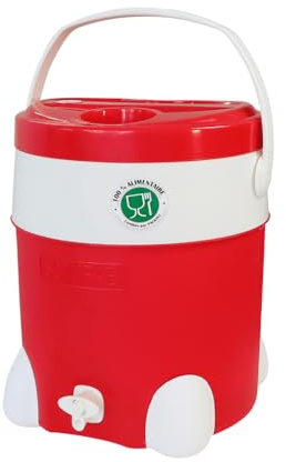 Wasserkühlbox mit Wasserhahn, 15 l, Kaktus Sotufab Plast (rot)