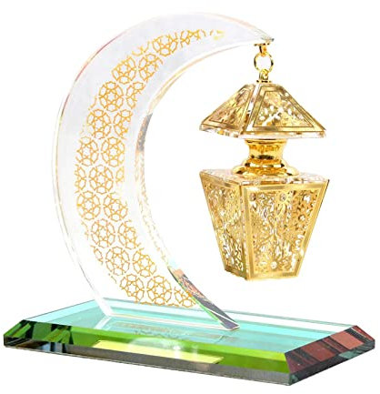 FLCPJGV Mond Islamischen Ornament Figurine Statue Hause Auto Handwerk Sammeln