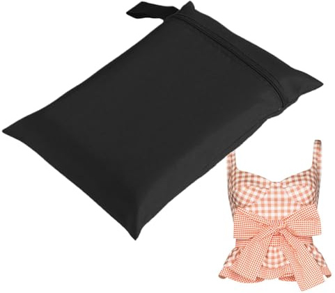 Nassbeutel, Wäschesack – Schmutzwäschesack | Wiederverwendbare | Wickeltasche mit Reißverschluss für Schwimmen, Camping, Reisen – Tasche für nasse Kleidung, -Organizer-Tasche, wasserdichte