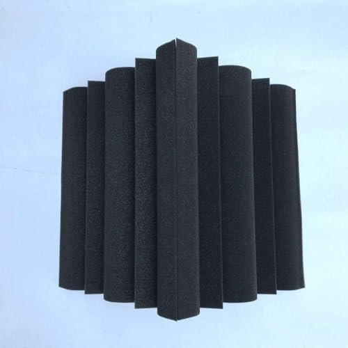 Codulu Eck-Bassfalle, Akustikplatte, Studio, Schallabsorption, Schaumstoff, 12 x 12 x 24 cm, 4 Stück