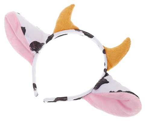 Gogogmee Kuhhorn-stirnband Haar-accessoire Tier-stirnband Milchkuhohren Für Geburtstagsfeiern Halloween-kostüme