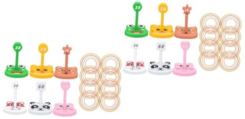 BESPORTBLE 2 Sätze Ring Praktisches Wurfspiel Ringe Zum Werfen Werfen Spielspielzeugring Interaktives Spielset „Ringe Werfen“. Ringwerfen Abs