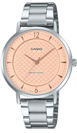 Casio Lässige Uhr LTP-VT04D-4ADF, Silber, Armband