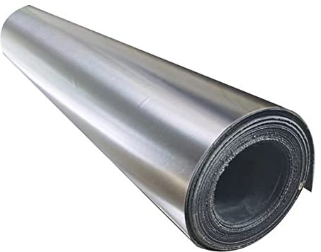 Film anti-poussière EPDM résistant à la déchirure 0,35 mm avec revêtement en caoutchouc HDPE, noir, 1 x 3 m, pour étang à poissons extérieur