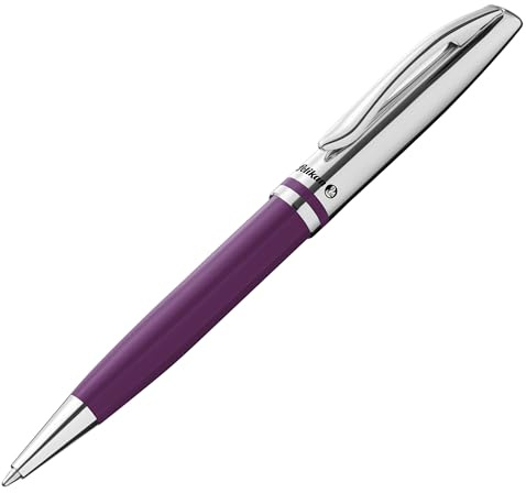 Pelikan Jazz Classic K35 Purple Metal Ballpoint Pen Refillable with Clip Elegant Writing Instrument