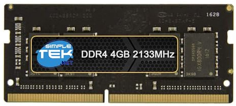 SIMPLETEK - Module RAM 4 Go DDR4 PC4-17000S (SODIMM) - 2133 MHz, basse tension, pour ordinateur portable et mini PC (reconditionné)