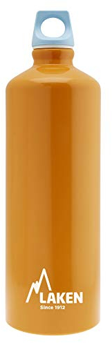 Bot. alu. Futura 1 L.-tapón azul -Naranja Bot.