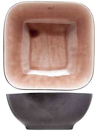 Cosy & Trendy 1690852 Schale Laguna-Old, 17 x 17 x 7,5 cm, Rosa
