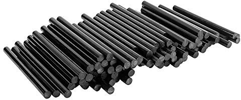 Ideen mit Herz Universal Heißklebepatronen | Heißklebesticks für kleine Heißklebepistolen | Heißkleber Sticks | Ø 7 mm | 10 cm lang | 100 Stück (schwarz)