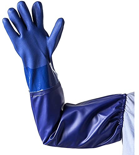 Heissner Teichhandschuhe, Langarm, Größe 7.5 (20,5cm), S/M