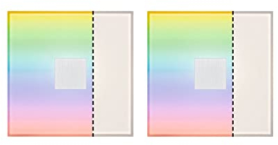 Paulmann LumiTiles 78412 Lot de 2 dalles LED carrées IP44 10 x 10 cm avec 2 ampoules 0,75 W à intensité variable Blanc chaud Plastique aluminium Éclairage de salle de bain 2700 K