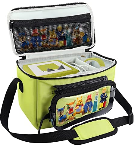 Annmore Tasche für Toniebox und Hörfiguren Tragetasche für Tigerbox Touch, Aufbewahrung für Toniebox Starterset Grün