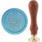 CRASPIRE Christmas Wax Seal Stamp Crystal Ball Sealing Wax Stamps Christmas Tree 30mm Retro Vintage Removable Brass Stamp Head with Wood Handle for Wedding Invitations Halloween Xmas Gift Packing