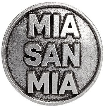 FC Bayern München Anstecker | Brosche | Pin | Mia san mia | Grau | Fußball
