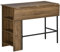 HOMCOM Mesa de Bar, Bistró, Comedor Extensible con 3 Estantes de Almacenamiento y Marco de Metal para Cocina 120x76x91,4 cm Marrón