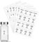 Pack of 96 Pantry Labels for Jars (30 x 45 mm) Waterproof Labels Kitchen Labels for Spice, Herbs and Seasoning Jars, Containers and Pantry Storage Papa Prints, White Pantry Labels