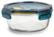 Quid Astral Recipiente Redondo Hermético Vidrio 18x18x8cm - 95cl Otros Vidrios Apto Microondas Apto Congelador Reciclable
