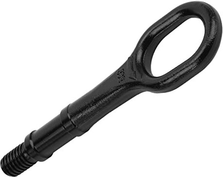 Car Tow Bar Hook, Screw in Towing Eye Hook, Heavy Duty Towing Eye Bolt, Car Vehicle Bumper Trailer Ring Replacement for R32 Rabbit