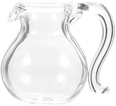 Yardwe Mini Glas Teekanne Miniaturen Teekanne Für Haus Küche Zubehör Kinderspielzeug Kleine Glaskanne Für Mini Dekoration